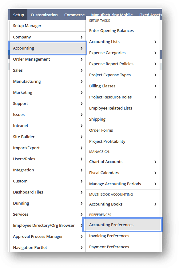 Accounting Preferences