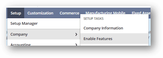 Enable Features